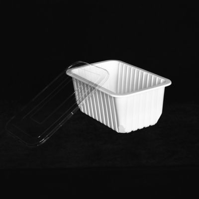 260 X 170 X 110MM μίας χρήσης εμπορευματοκιβώτια συσκευασίας τροφίμων με τα μίας χρήσης κιβώτια τροφίμων καπακιών