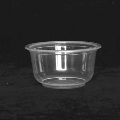 Kapaklı 9Oz 270Ml Tek Kullanımlık Şeffaf Plastik Kaseler