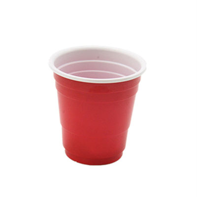 59ml Disposable Plastic Cups PP 2oz Mini Red Solo Cups For Beer Pong Game