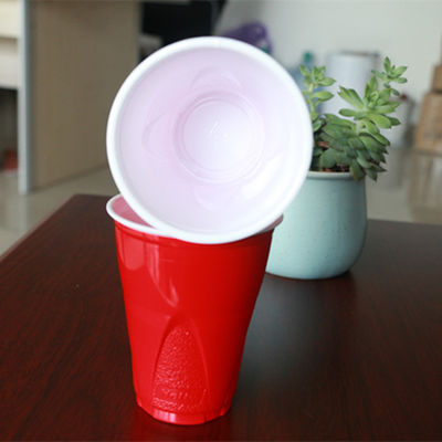 Ps 9 Oz Disposable Plastic Cups 270Ml Red Solo Personalized Plastic Cups