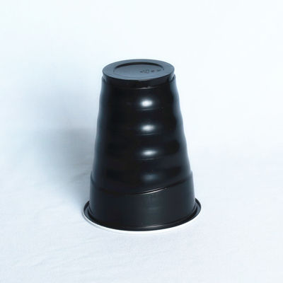 PS Black 16Oz Disposable Plastic Cups Colored Disposable Cold Drink Cup 98mm