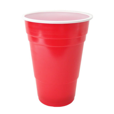 425 Ml 14 Oz PP Disposable Plastic Cups Colorful Disposable Cold Drink Cups