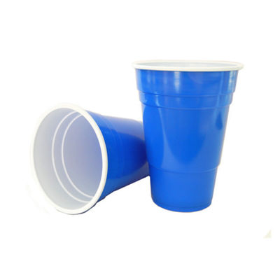 425Ml 14 Oz van de Partijkoppen van pp het Beschikbare Blauwe Bierpong flip cup wine beer cup