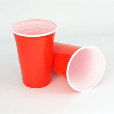 425 Ml 14 Oz Disposable Party Cups PP Plastic Drink Red Cup Pong