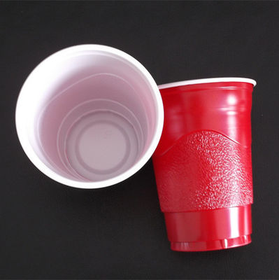 16 Oz 500ml Plastic Disposable Party Cups PS Yellow Plastic Cups For Campus