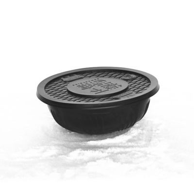 183 Mm Disposable Plastic Containers With Lids PP Disposable Fast Food Container