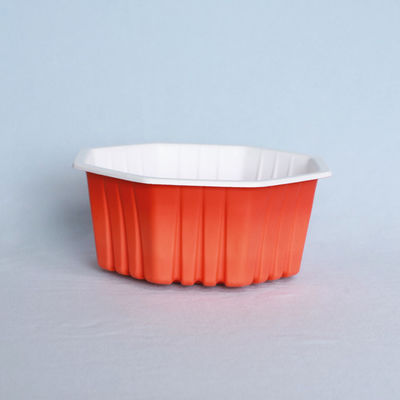 170 X 136 X 70 MM Disposable Plastic Container Octagonal Take Away Plastic Container