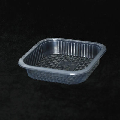 135 X 135 X30MM PP Disposable Plastic Tray Clear Blister Packing Food