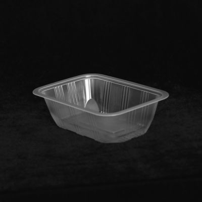 170 X 115 X 35MM PP Disposable Plastic Tray Clear Rectangular Plastic Storage Containers