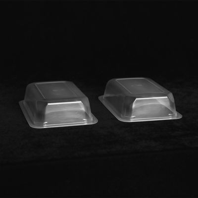 160 X 110 X 40MM PP Disposable Plastic Tray Transparent Clear Plastic Rectangular Tray
