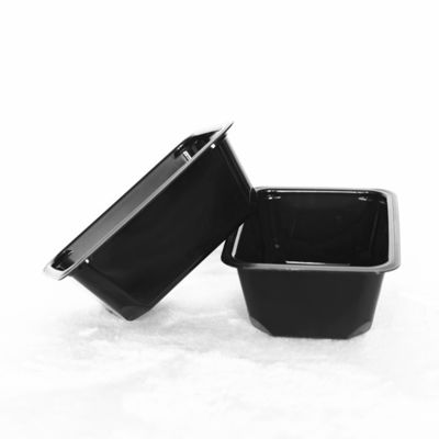 160 X 110 X 60 MM Black Disposable Trays PP