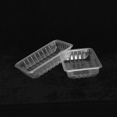 185 X 125 X 40MM PP Plastic Tray Food Packaging Vegetable Disposable Clear Box
