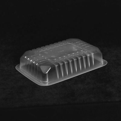 220 X 160 X 35MM Clear Disposable Plastic Tray Square Plastic Meat Tray Fruit