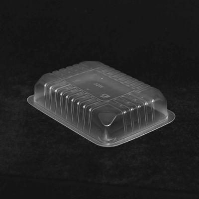 220 X 160 X 70MM Plastic Disposable Trays PP Disposable Meal Trays For Food