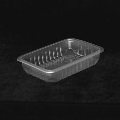220 X 160 X 70MM Plastic Disposable Trays PP Disposable Meal Trays For Food