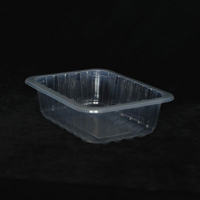 225 X 170 X 65 MM Clear PP Disposable Plastic Tray Rectangular Food Container
