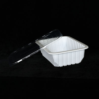 260 X 170 X 70 MM Disposable Plastic Tray With Lid Deli Food  Container