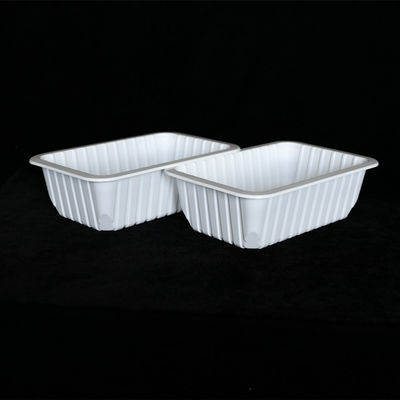 260 X 170 X 70 MM Disposable Plastic Tray With Lid Deli Food  Container