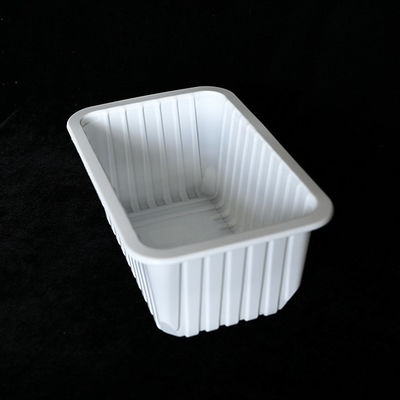 260 X 170 X 110 MM 90 OZ PP Disposable Plastic Tray With Lid Large Customizable
