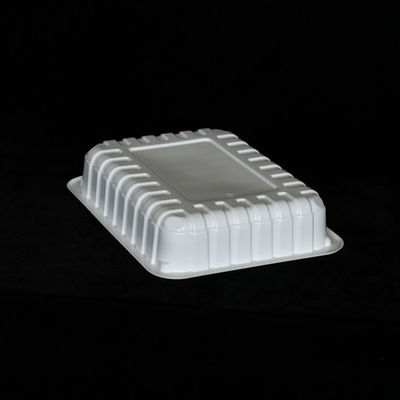 PP Disposable Plastic Tray Blister Meat Packaging Container 260 X 200 X 38 MM
