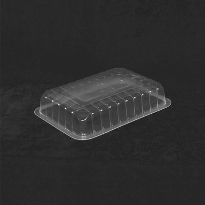 Lettuce Vegetable PP Clear Disposable Plastic Tray 285 X 205 X 35MM