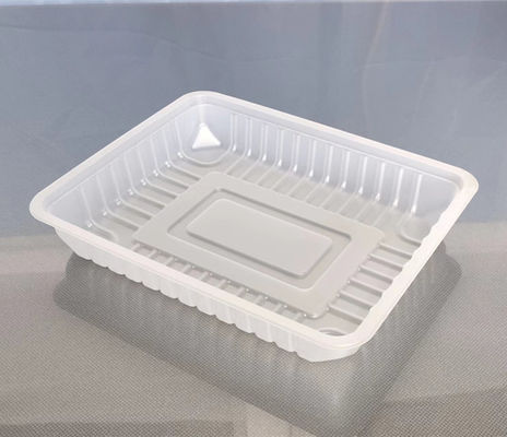 190 X 150 X 30MM PP Disposable Plastic Food Trays Disposable Meal Tray