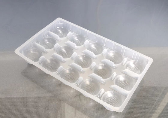 15 Holes Disposable Deviled Egg Tray  Disposable Egg Cartons For Meat Ball