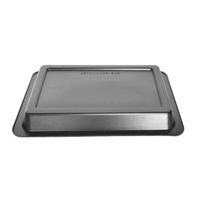 250x170x20mm PP Disposable Plastic sealer Tray Black Fresh Meat Plastic Tray