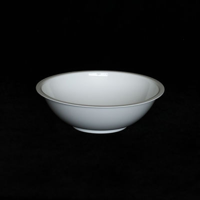 16Oz 490 Ml Disposable Plastic Soup Bowls White Plastic Bowls Flate Bottom