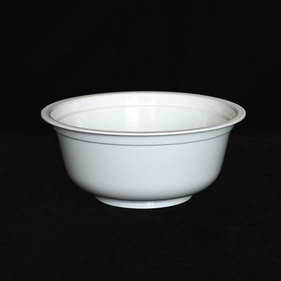 Food Grade 980 Ml White Disposable Bowls PP 32 Oz Disposable Soup Bowls
