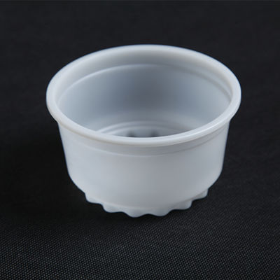 250ml Disposable Yogurt Cups 8OZ White Yogurt Plastic Cups With Lids