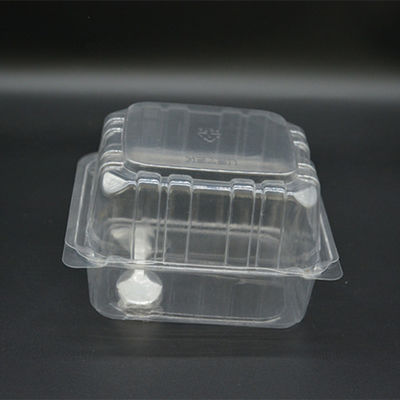 137mm Disposable Food Packaging Boxes PET Fruit Clamshell Packaging
