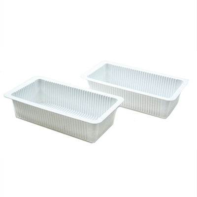 200 X 105 X 48Mm de Beschikbare Deksels van Koekjestray white disposable trays with voor Koekje