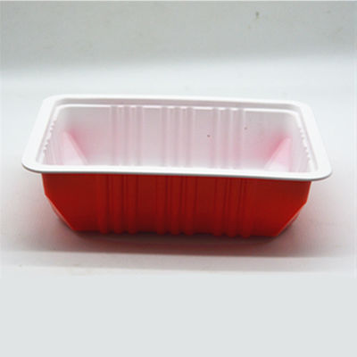 210 X 158 X 55 MM Disposable Plastic Food Trays Meat Food Package Containers