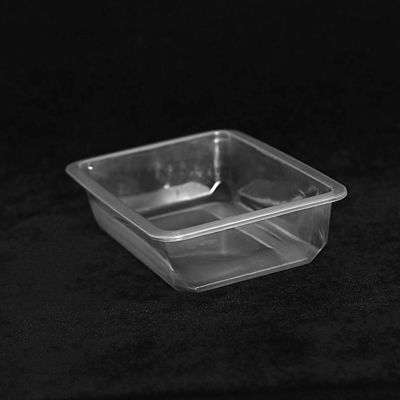 185 X 125 X 50 MM Plastic Disposable Food Tray 20g Transparent Take Away Box