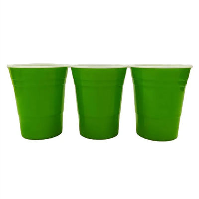425 Ml 14 Oz PP Reusable Beer Pong Cups Injection Beer Pong Plastic Cups