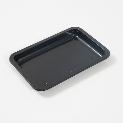 PP Black Vacuum Seal Food Trays Food Fresh Keeping 360 X 160 X 16 Mm