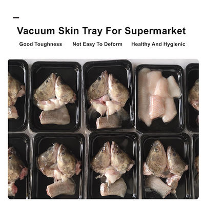 Frozen Oysters Vacuum Skin Packaging Trays 270 X 170 X 20 Mm PP Material