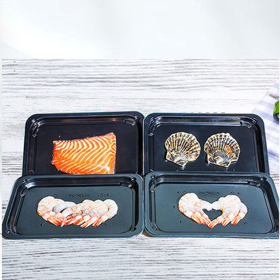 Frozen Oysters Vacuum Skin Packaging Trays 270 X 170 X 20 Mm PP Material