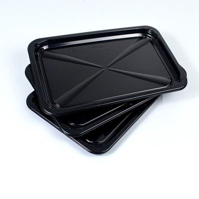 230 X 160 X 20 Mm Black PP Plastic Vacuum Skin Trays Can Be Customized