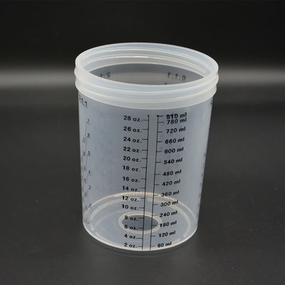 50 Sets Plastic PP And PE Paint Mixing Cups Packaged In One Box
