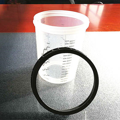 50 Sets Plastic PP And PE Paint Mixing Cup In One Box