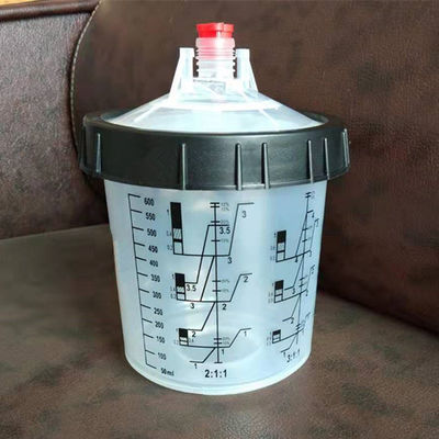 400ml 600ml 800ml Paint Mixing Cup Used On Spray Gun Customized Logo
